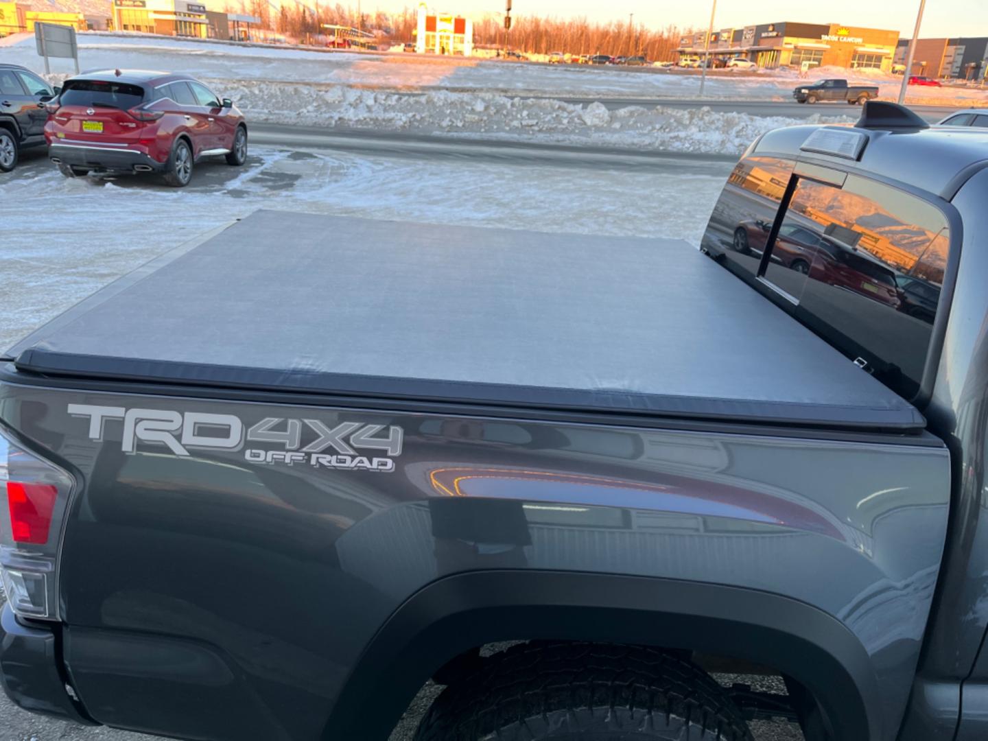 2022 Gray Toyota Tacoma TRD Off Road Double Cab V6 6AT 4WD (3TMCZ5AN6NM) with an 3.5L V6 DOHC 24V engine, 6A transmission, located at 1960 Industrial Drive, Wasilla, 99654, (907) 274-2277, 61.573475, -149.400146 - Photo#16